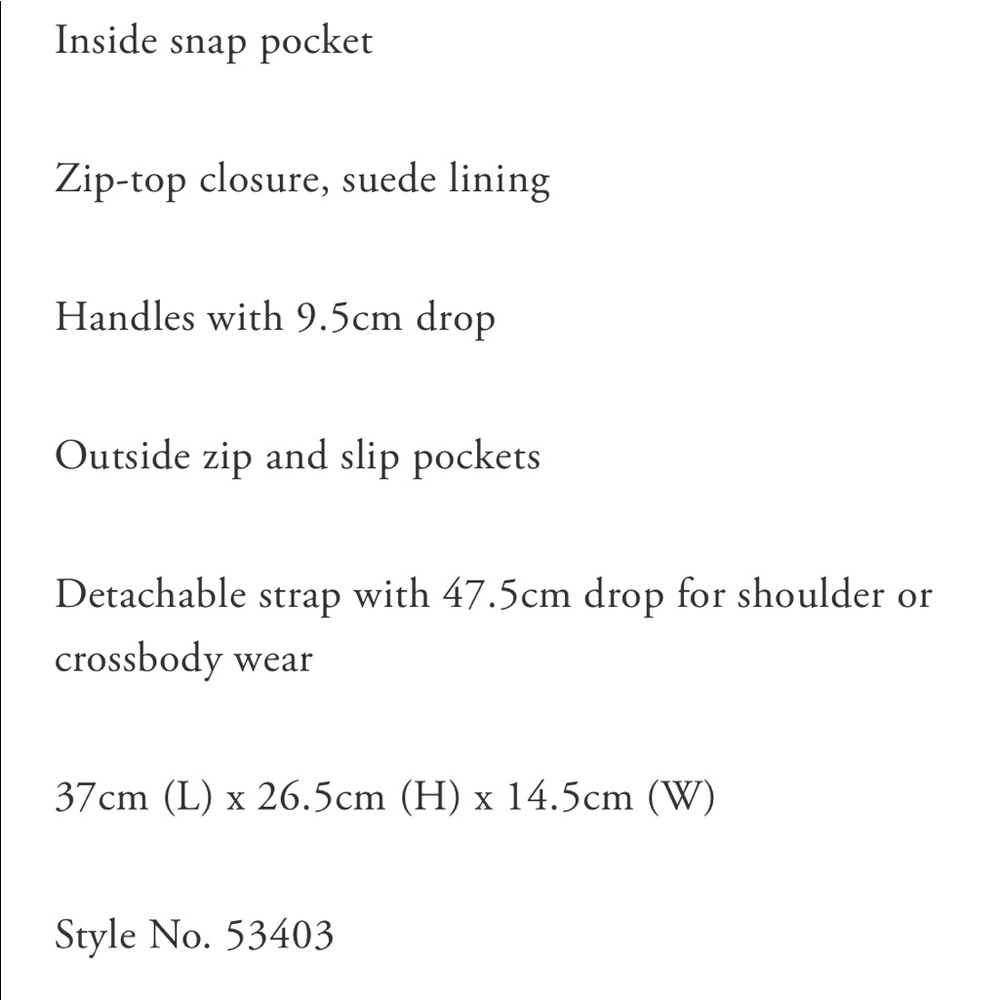 Coach 1941 Shadow Carryall 53403 - Picture 6 of 6